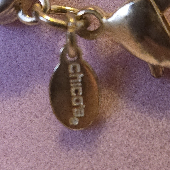 Chico's Gold Necklace with Beaded Elegance Vintage. - Picture 5 of 7